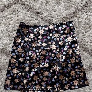 Floral A-Line Mini Skirt - Dry Goods/Originality.